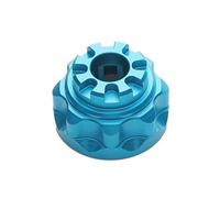 QOAKSDY Piezas RC Compatible con Traxxas para TRX4 82056-4 1/10 RC Crawler Car Upgrade Parts Accesorios Caja De Diferencial Delantera Y Trasera De Metal(Blue)