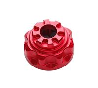 QOAKSDY Piezas RC Compatible con Traxxas para TRX4 82056-4 1/10 RC Crawler Car Upgrade Parts Accesorios Caja De Diferencial Delantera Y Trasera De Metal(Red)