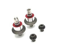 QOAKSDY Piezas RC Compatible con WLtoys 144010 144001 144002 124016 124017 124018 124019 124007 124008 1/12 1/14 Piezas De Coche RC Diferencial Mejorado De Metal
