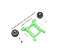 QOAKSDY Piezas RC para ARRMA para Big para Rock para Crew Cab 3S AR102711 1/10 RC Coche Rueda Antivuelco Trasera Ajustable Juego De Barras con Ruedas AR320403(Green)