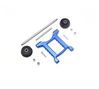 QOAKSDY Piezas RC para ARRMA para Big para Rock para Crew Cab 3S AR102711 1/10 RC Coche Rueda Antivuelco Trasera Ajustable Juego De Barras con Ruedas AR320403(Blue)