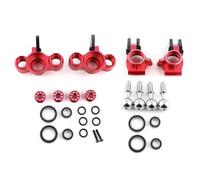 QOAKSDY Piezas RC para Arrma para Kraton para Outcast para BLX 6S V5 Coche RC 1/8 Piezas De Actualización Accesorios Copa De Dirección Delantera De Metal Soporte De Buje Trasero