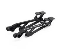 QOAKSDY Piezas RC para Arrma para Kraton para Typhon para Talion para SENTON para Outcast para Notorious 1/8 RC Cars Parts Juego De Montaje De Alerón Trasero De Metal(Black)