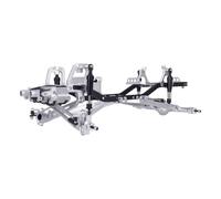 QOAKSDY Piezas RC para Axial para SCX10 I II III para TRX4 1/10 RC Crawler para Camión del Desierto para Capra Aluminio Twin I-Beam 2WD para Kit De Chasis(Silver)