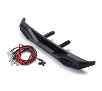 QOAKSDY Piezas RC para Axial para SCX6 1/6 Coche Trepador De Control Remoto para Piezas De Mejora De Modelo, Parachoques Trasero Delantero De Aleación De Aluminio con Luces(Rear)