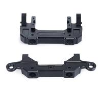 QOAKSDY Piezas RC para Axial para SCX6 AXI05000 AXI05001 1/6 Coche Trepador De Control Remoto para Modelo Piezas De Mejora Juego De Montaje De Parachoques Trasero Delantero Metal(Rear and Front)