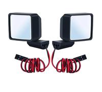 QOAKSDY Piezas RC para Axial para SCX6 AXI05000 para Wrangler 1/6 Coche Trepador De Control Remoto para Modelo Uograde Piezas Simulación Lente Retrovisor con Luces