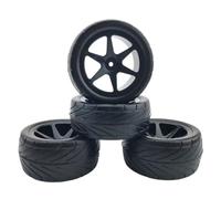 QOAKSDY Piezas RC para HPI WR8 para LC Running Broker Road Tire 1/10, Repuestos De Neumáticos para Vehículos Todoterreno(Black)