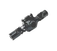 QOAKSDY Piezas RC para HuangBo ZP1001 ZP1002 ZP1003 ZP1004 1/10 RC Piezas De Coche Metal Actualización CNC Proceso Carcasa del Eje Trasero(Black)