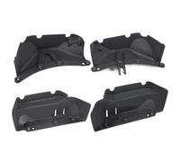 QOAKSDY Piezas RC para SCX10 para Wrangler para Chasis, Cuerpo De 313mm, Guardabarros Delanteros Y Traseros De Plástico, Juego De Arcos De Rueda, Piezas De Mejora