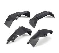 QOAKSDY Piezas RC para SCX10 para Wrangler para Rubicon Caja De Cambios para Chasis Cuerpo De 313 Mm Guardabarros Delanteros Traseros Juego De Arcos De Rueda con Torre De Choque