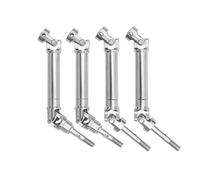 QOAKSDY Piezas RC para Traxxas para Slash 4x4 para Rustler para Stampede para Hoss HQ727 1/10 RC Crawler 4 Uds Ejes De Transmisión De Acero Eje De Transmisión