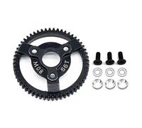 QOAKSDY Piezas RC para Traxxas para Slash para Stampede para Rustler 4x4 para VXL Engranaje Principal Recto para Coche RC 1/10 50T 52T 53T 54T 56T 58T 60T Paso 32 0,8 M(56T)
