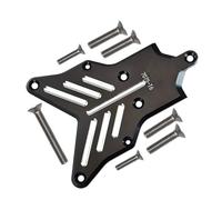 QOAKSDY Piezas RC para Traxxas para Sledge 4WD para Monster Truck Piezas De Coche RC 1/8 Parte Trasera para Cubierta De Chasis Montaje De Parachoques Trasero Placa Protectora(Black)
