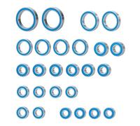 QOAKSDY Piezas RC para Traxxas para TRX-4 1/10 Coche Trepador De Control Remoto Piezas De Mejora Accesorios 26 Uds Kit De Rodamiento De Bolas Sellado De Goma