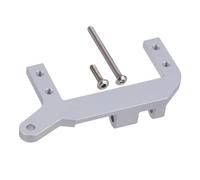 QOAKSDY Piezas RC para Traxxas para TRX-4 1/10 RC Cars Crawler Piezas De Mejora Soporte De Eje De Montaje Servo Mecanizado De Aluminio(Silver)