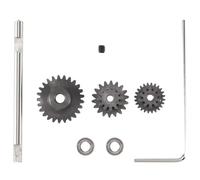 QOAKSDY Piezas RC para WPL D12 Piezas De Actualización para Coche RC 1/10 Engranaje De Transmisión De Metal con Caja De Cambios De Eje D Juego De Engranajes De Acero