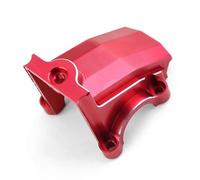 QOAKSDY RC Accesorio del Coche para Traxxas para X-maxx 6S 8S para Monster Truck 1/5 RC Piezas Mejora Cubierta Diferencial Trasero Delantero De Metal Caja Cambios Accesorios Coche(Red)