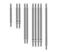 QOAKSDY RC Accesorio del Coche para TRX-4 1/10 RC Crawler Car Upgrade Parts 10 Piezas De Barra Enlace Acero Inoxidable 313 Mm Distancia Entre Ejes Accesorios Repuesto para Automóvil