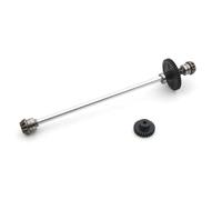 QOAKSDY RC Accesorio del Coche para WLtoys 144002 144010 144001 1/14 Actualización Metal 27T Engranaje De Motor Montaje Eje Transmisión Central Piezas Coche RC Accesorios Modificación(Silver,Size 1)