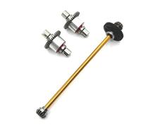 QOAKSDY RC Accesorio del Coche para Wltoys para A949 A959 A969 A979 K929 1/18 Diferencial De Metal Y Conjunto Eje Transmisión Central 17T 38T Engranaje RC Piezas Mejora Coche(Yellow)