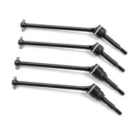QOAKSDY RC Accesorios para 1/10 para Traxxas para Slash para Rustler para Hoss para Stampede para VXL 4X4 RC Car 4 Piezas Eje Transmisión Delantero Y Trasero Acero CVD Actualizaciones