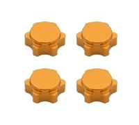 QOAKSDY RC Accesorios para 1/8 RC para Hobby Car para Buggy Truck Hop-Up Parts para HSP para Axial para HPI para Himoto Tuerca Hexagonal para Buje De Rueda 17 Mm Cubierta Fina Antipolvo(Yellow)