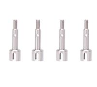 QOAKSDY RC Accesorios para 144001 1/14 RC Todoterreno, Piezas De Repuesto, Accesorios Traseros, 4, Eje Rueda Delantera Y Trasera Acero