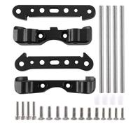 QOAKSDY RC Accesorios para Arrma 1/5 para Kraton 8S para Outcast Piezas De Actualización Automóviles RC Brazo Suspensión Delantero Y Trasero Metal Código con Pasador Repuesto(Black)