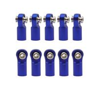 QOAKSDY RC Accesorios para Arrma para Granite para Senton para Vorteks para Typhon para Big para Rock Actualización Automóviles RC 1/10 Juego Eslabones Conexión Barras Acoplamiento Metal(Blue,10pcs)