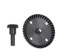 QOAKSDY RC Accesorios para ARRMA para Typhon 1/8 RC Pieza De Actualización Coche Control Remoto Accesorios Reemplazo Hop-ups Engranaje Acero Negro(42T/15T)