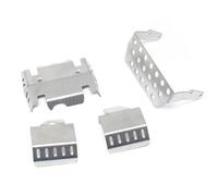 QOAKSDY RC Accesorios para CROSSRC para EMOX para EMO X2 1/8 RC para Escalada para Accesorios De Modelo Armadura Metálica Coche para Chasis Protector Eje Parachoques