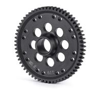 QOAKSDY RC Accesorios para Gorgon 2WD 1/10 RC para Accesorios De Coche para Monster Truck Acero M0.8 32P 61T Engranaje Recto Transmisión Principal