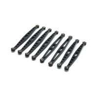 QOAKSDY RC Accesorios para HB ZP1001 ZP1002 ZP1003 ZP1004 ZP1005 ZP1008 1/10 RC Piezas De Actualización Coche 8 Metal para Chasis Suspensión Enlace Varilla Amarre(Black)