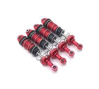 QOAKSDY RC Accesorios para HB ZP1001 ZP1002 ZP1003 ZP1004 ZP1008 1/10 RC Piezas De Actualización Coche Accesorios Repuesto 4 Amortiguador Metal(Red)