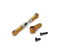 QOAKSDY RC Accesorios para MJX H16 16207 16208 16209 16210 1/16 RC Piezas De Coche Accesorios Metal 25T Servo Brazo Bocina Dirección Varilla Enlace(Yellow)