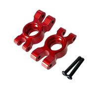 QOAKSDY RC Accesorios para MJX para Hyper para Go 1/14 14209 14210 H14BM RC Car Remote Parts Metal Upgrade Modification Rueda Trasera Base Fija Accesorios(Red)