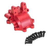 QOAKSDY RC Accesorios para MJX para Hyper para Go 14210 14209 1/14 RC Car Accesorios De Actualización Caja Cambios Delantera Metal Carcasa del Diferencial Cubierta Frontal(Red)