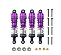 QOAKSDY RC Accesorios para MN MN86K 4WD G500 Crawler Off Road Truck RC Car Upgrade Parts 4 Piezas De Repuesto Amortiguador Metal(Purple)