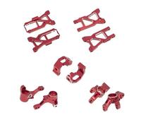 QOAKSDY RC Accesorios para Traxxas para 4Tec 2.0 3. para VXL 1/10 RC On-Road Car Upgrade Parts Kit De 10 Piezas Metal Brazos Suspensión Brazo