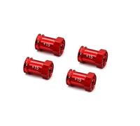QOAKSDY RC Accesorios para Traxxas para Mini para E-Revo para Slash para Rally para Summit 1/16 Piezas para Coche RC Conectores Alargadores De para Cubo Rueda Hexagonal Metálico
