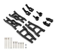 QOAKSDY RC Accesorios para Traxxas para Slash 2WD para VXL Piezas Actualización Automóviles RC Brazo Suspensión Delantero Y Trasero Bloque Dirección Portador Eje De Muñón Repuesto