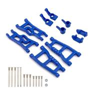 QOAKSDY RC Accesorios para Traxxas para Slash 2WD para VXL Piezas Actualización Automóviles RC Brazo Suspensión Delantero Y Trasero Bloque Dirección Portador Eje De Muñón Repuesto