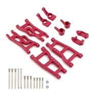 QOAKSDY RC Accesorios para Traxxas para Slash 2WD para VXL Piezas Actualización Automóviles RC Brazo Suspensión Delantero Y Trasero Bloque Dirección Portador Eje De Muñón Repuesto