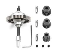 QOAKSDY RC Accesorios para Traxxas para Slash 4X4 para Hoss para VXL para Rustler Piezas De Actualización Automóviles RC Diferencial 54T + 15T + 17T + 19T Conjunto 6780