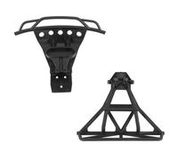 QOAKSDY RC Accesorios para Traxxas para Slash 4X4 para VXL para Remo para Hobby 9EMO para Huanqi 727 HQ727 1/10 RC Car Actualizaciones De Parachoques Delantero Y Trasero Piezas Repuesto