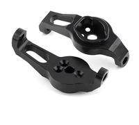 QOAKSDY RC Accesorios para Traxxas para TRX4 para TRX-4 1/10 Piezas De Coche Trepador Control Remoto Accesorios 2 Uds Bloque Ruedas Delanteras Metal Portador para Cubo C 8232(Black)