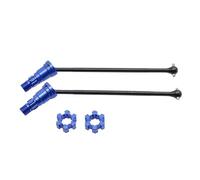QOAKSDY RC Accesorios para Traxxas para XRT 1/6 para Monster Truck RC Car Upgrade Parts 2/4 Piezas Eje De Transmisión Delantero Y Trasero Metal CVD con Hexágono Estriado(Blue,2pcs)