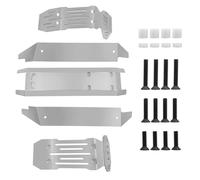 QOAKSDY RC Accesorios para Traxxas para XRT 8S 4WD 1/6 RC Camión para Buggy Piezas De Mejora Acero Inoxidable para Chasis Armadura Protector Placa Deslizamiento Conjunto Protección