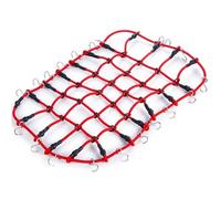 QOAKSDY RC Accesorios para TRX4 para Bronco para Defender 1/10 RC Carry Parts Accesorios De Decoración Lugarita Goma Neta con Gancho 250x160 Mm(Red)